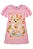 Vestido em Malha Ursa Morango Rosa Infanti - Imagem 5