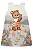 Vestido Flora Bege Claro Infanti - Imagem 5