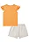 Conjunto Blusa e Short Castor com Laranja Infanti - Imagem 1