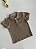 Camiseta Gola Polo Casual Slim Marrom Ogochi - Imagem 2