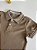 Camiseta Gola Polo Casual Slim Marrom Ogochi - Imagem 3