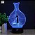Luminária 3d Passarinho e vaso - Imagem 1