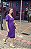 Vestido Gestante Julia Manga Bufante - Uva - Imagem 1