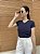 Blusa Amamentação Cibele - Azul Marinho - Imagem 5
