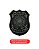 PATCH EMBORRACHADO BRASÃO POLICIA FEDERAL NEGATIVO - Imagem 1