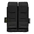 PORTA CARREGADOR D PISTOLA DUPLO LASER CUT - PRETO COMANFY - Imagem 1