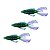 Isca Artificial Soft p/ Traíra Rage Bug  3 und - Alligator Pro Fishing - Imagem 1