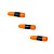 Isca Artificial Soft Charutinho Tricolor Pct 3 und - Alligator Pro Fishing - Imagem 2