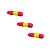 Isca Artificial Soft Charutinho Tricolor Pct 3 und - Alligator Pro Fishing - Imagem 1