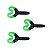 ISCA ARTIFICIAL SOFT GRUB DUPLO 3 UN - GMA SOFT BAITS - Imagem 9
