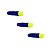 Isca Artificial Soft Charutinho Bicolor Pct 3 und - Alligator Pro Fishing - Imagem 1