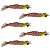 Kit camarão artificial 5 unidades 8cm - Ueki Custom Baits - Imagem 1