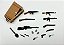 Kit armas em miniaturas - Imagem 5