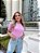 Blusa Nana Costa Canelada Rosa Chic - Imagem 2