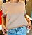 Cropped Nana Costa Basic Caqui - Imagem 1