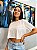 Cropped Nana Costa Basic Off White - Imagem 1