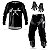 Conjunto Calça Camisa e Luva Motocross Adstore Black - Imagem 1