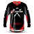 Camisa de Trilha Infantil Insane X Vermelha Motocross Off Road - Imagem 1
