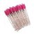 Escovinha Descartável Para Cílios e Sobrancelhas Rosa Com Gliter - 50 Unidades - Imagem 2