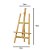 Cavalete  de Mesa para Pintura 75cm Pinus - Souza - Imagem 2