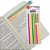 Bloco Smart Notes Marca Texto Colorido Neon 8 Blocos com 20 Folhas cada - Brw - Imagem 2