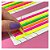 Bloco Smart Notes Marca Texto Colorido Neon 8 Blocos com 20 Folhas cada - Brw - Imagem 3