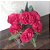 Arranjo Rosas vermelhas vaso de vidro incolor  15x28 cm - Imagem 5