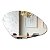 Espelho Orgânico Decorativo De Parede Para Sala De Estar 60 X 38 Cm Modelo Bl0004 - Imagem 2