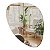 Espelho Orgânico Decorativo De Parede Para Sala De Estar 58 X 50 Cm Modelo Bl0005 - Imagem 3