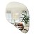 Espelho Orgânico Decorativo De Parede Para Sala De Estar 59 X 45 Cm Modelo Bl0009 - Imagem 3