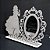 Espelho para Penteadeira Princesa com Nome Personalizado em Mdf Branco - Imagem 4