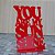 Decoração "YOU ARE MY SUN SHINE"em Acrílico Vermelho 30 cm de Altura - Imagem 1