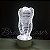 Abajur Luminária de Led sem Fio com Acrílico Grosso Iluminado - Dente/ Dentista 3 D - Veja opções de Tamanho no Anúncio - Imagem 3
