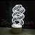 Abajur Luminária de Led sem Fio com Acrílico Grosso Iluminado 3D - Veja opções de Tamanho no Anúncio - Imagem 2