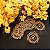 1 Monograma / Brasão Personalizado para Bodas de Ouro - #Quantidade Mínima: 20 unidades iguais# - Imagem 4