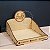 5Expositores de Brownie / Alfajor / Palha Italiana / Cake / Pão de Mel com 17x17cm em Mdf com logomarca gravada - Imagem 2