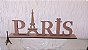 Kit Paris Com Bandeja Dupla Torre Eiffel, Topo De Bolo, Nome - Imagem 4