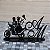 Topo De Bolo com Casal de Noivos na Moto - Tamanho com 20cm (maior lado da peça) - Cor à Escolher - Imagem 1