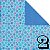 Papel P/ Origami 15x15cm Dupla-face Pearl Waterdrop Pattern CO13K201 (20fls) - Imagem 8