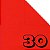 Papel de Origami 15x15cm Liso Dupla Face Vermelho AAE00041 / AC11Y5-01 (30fls) - Imagem 1