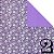 Papel de Origami 15x15cm Dupla Face Flower Pattern CD22K102 (40fls) - Imagem 16