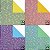 Papel de Origami 15x15cm Dupla Face Floral Pattern 2 AEH00143 (CD15K102) (20fls) - Imagem 3