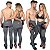 Calça Ciclista bike Feminina Mescla Forro Gel bolsos PAZANI SPORTS - Imagem 3