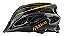 Capacete Ciclismo Bike Ciclista Rava Preto/laranja Viseira - Imagem 1