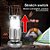 Luz de acampamento solar ao ar livre portátil com ventilador Carga solar Lâmpa - Imagem 8