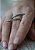 Anel Line Prateado - Banho Flash - Imagem 4
