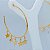 Argola Grande Com Pingente Estrelas Banhada a Ouro 18K - Imagem 1