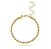 Pulseira Cordão Baiano Grossa banhada a ouro 18k - Imagem 1