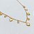 Colar Pingente Coração com Zircônias Rosa Banhado a Ouro 18K - Imagem 2
