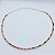 Choker Riviera Colorida Banhada a Ouro18K - Imagem 1